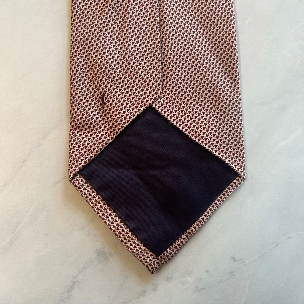 Polo by Ralph Lauren Red & Cream Tie